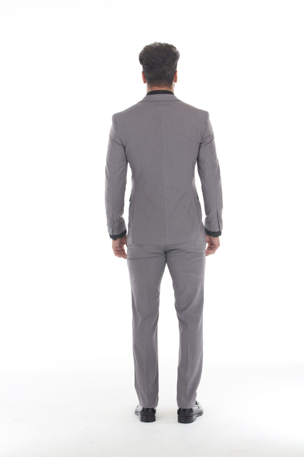 Medium Gray Modern Fit 3-Piece Suit – Suituno, photo 2