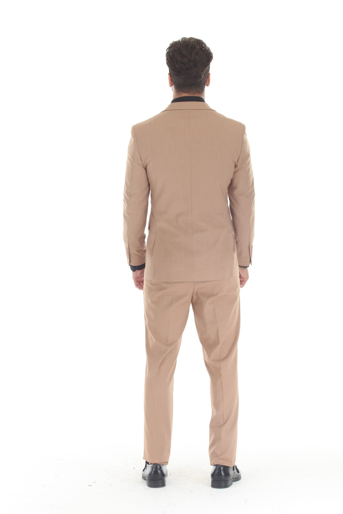 Sand Modern Fit 3-Piece Suit – Suituno, photo 2