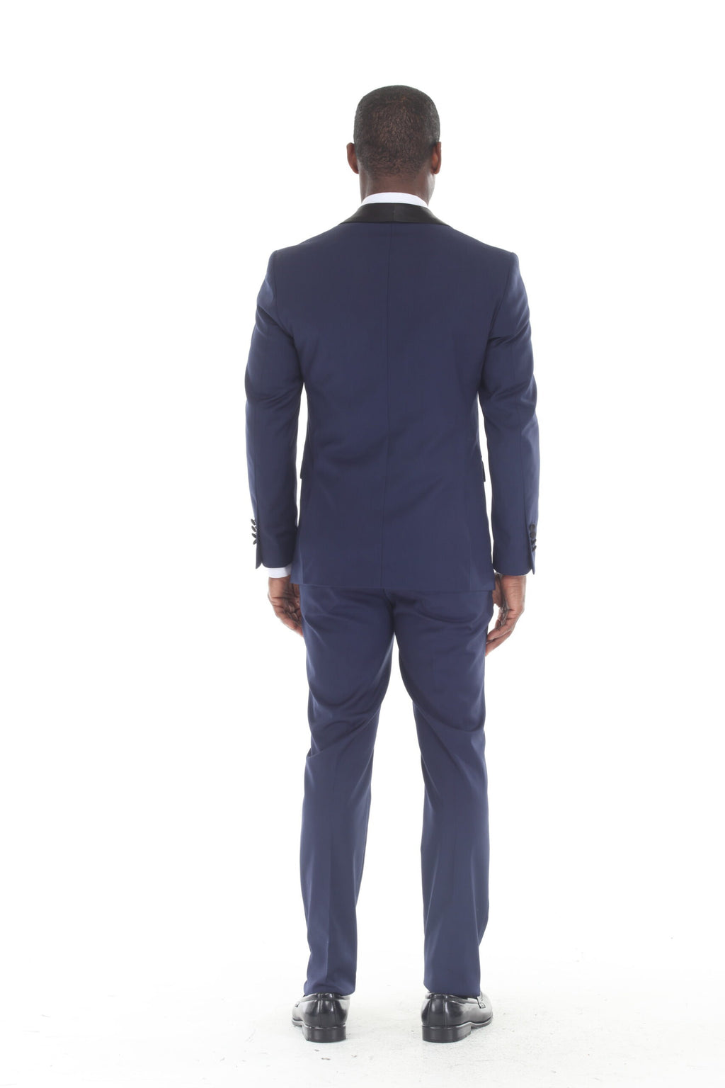 Navy Shawl Lapel 3-Piece Tuxedo – Suituno, photo 2