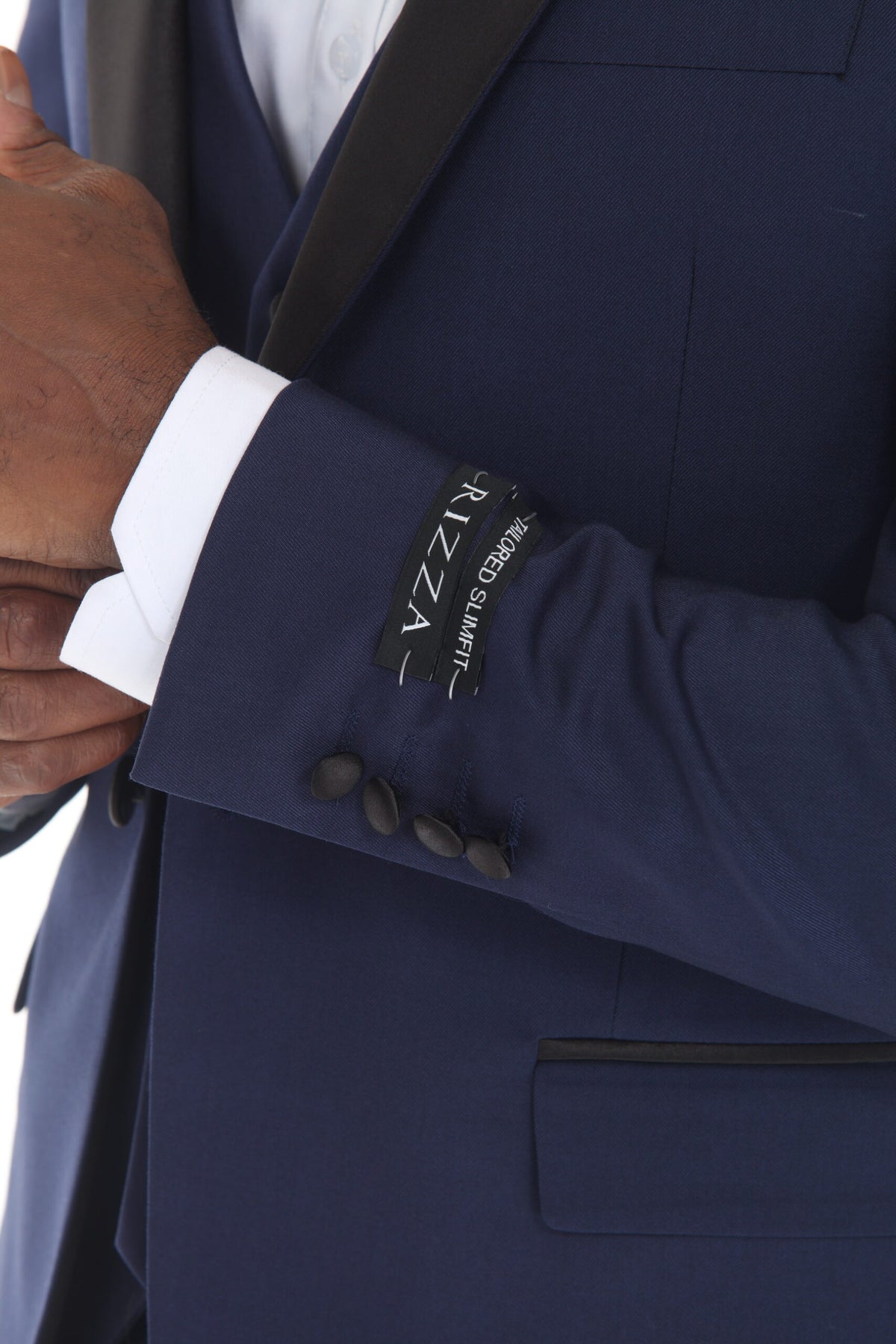 Navy Shawl Lapel 3-Piece Tuxedo – Suituno, photo 5