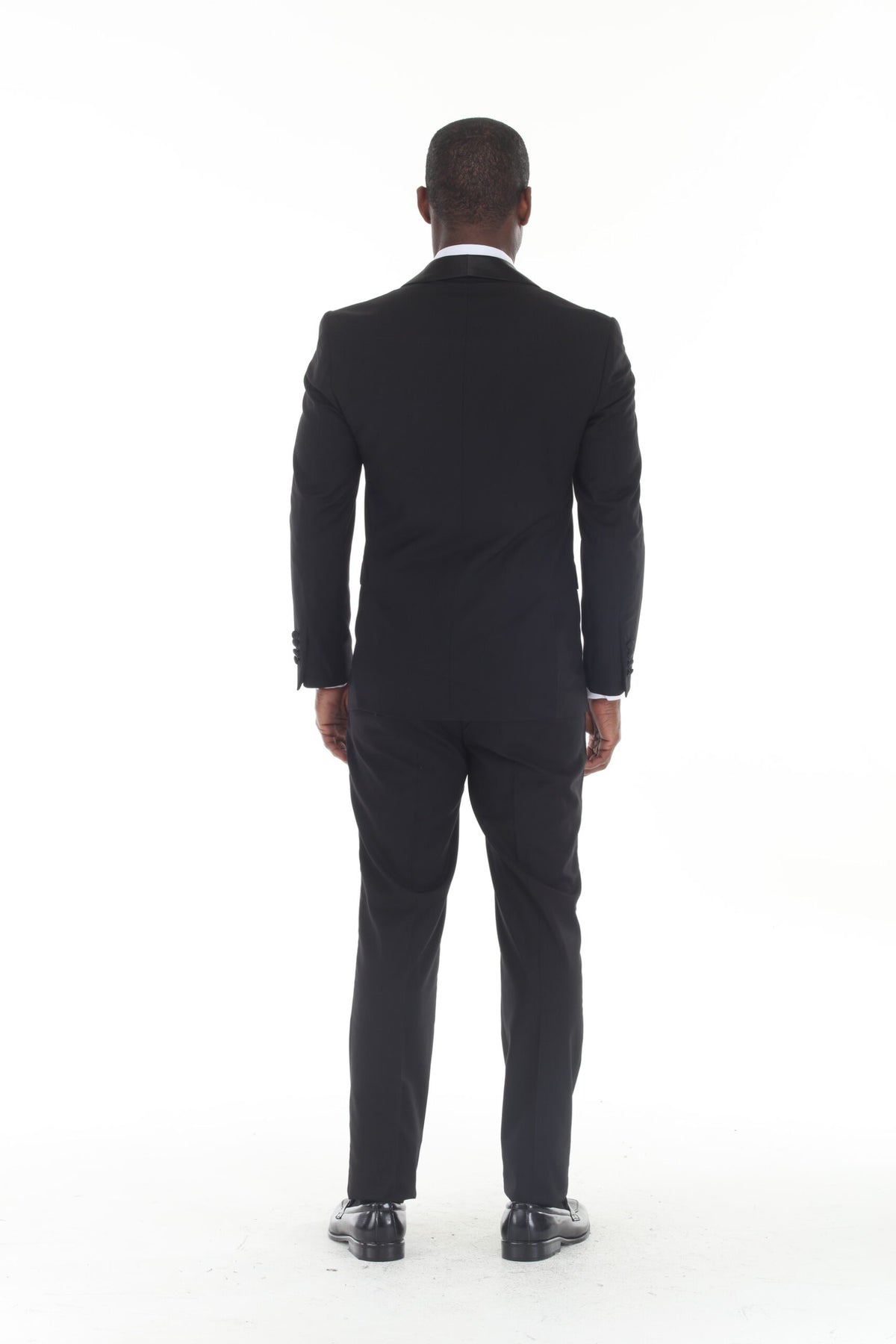 Black Shawl Lapel 3-Piece Tuxedo – Suituno, photo 2