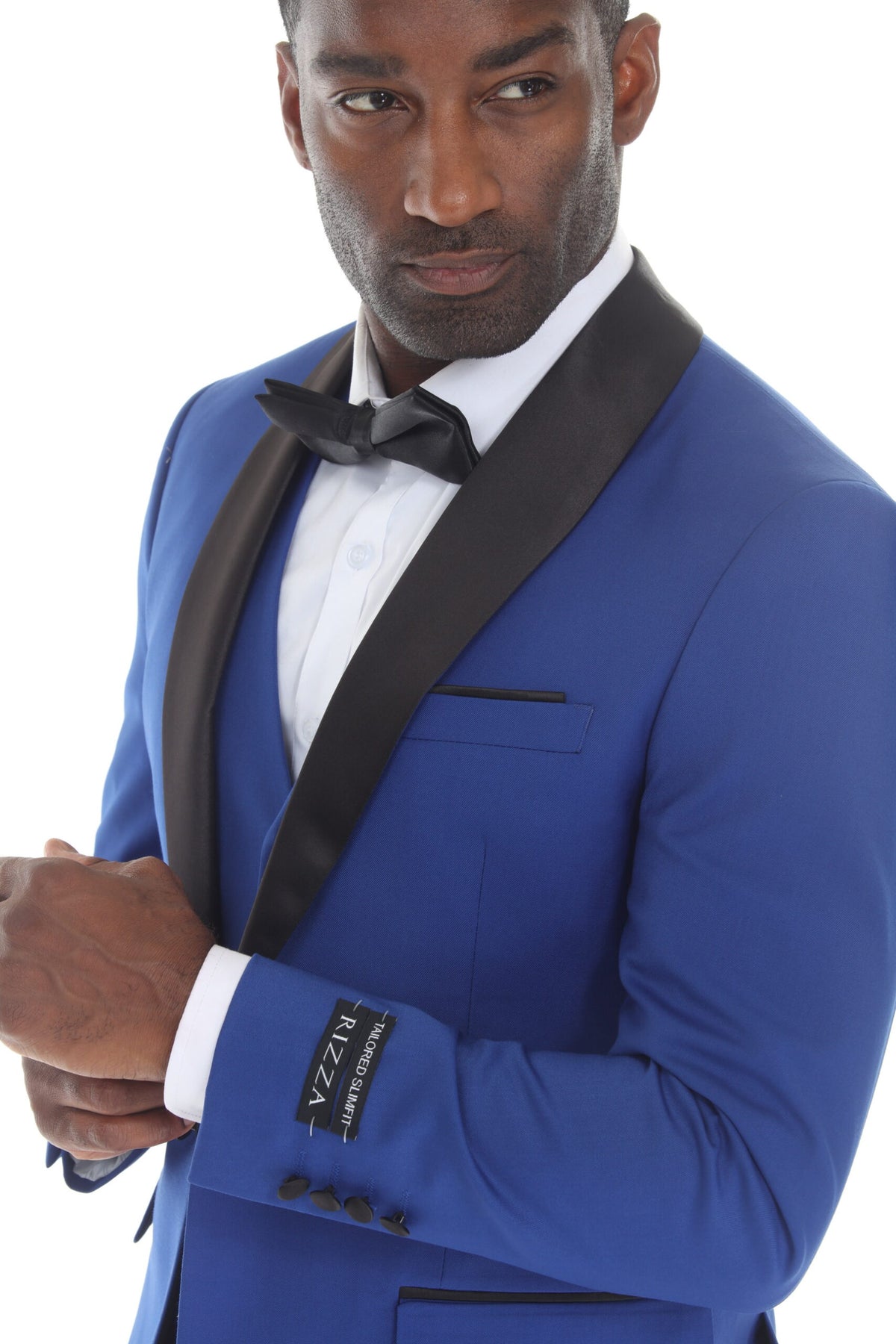 Royal Blue Shawl Lapel 3-Piece Tuxedo – Suituno, photo 5
