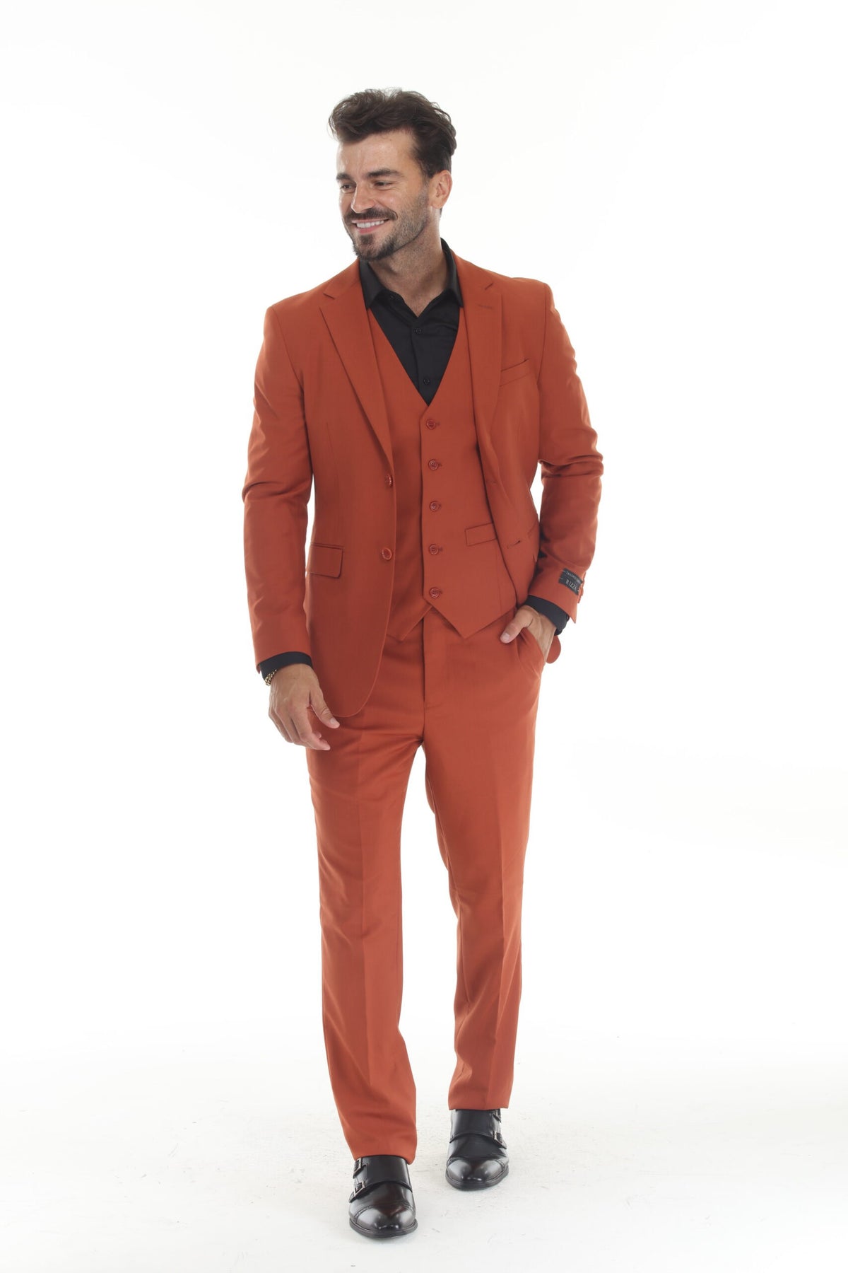Umber Modern Fit 3-Piece Suit – Suituno