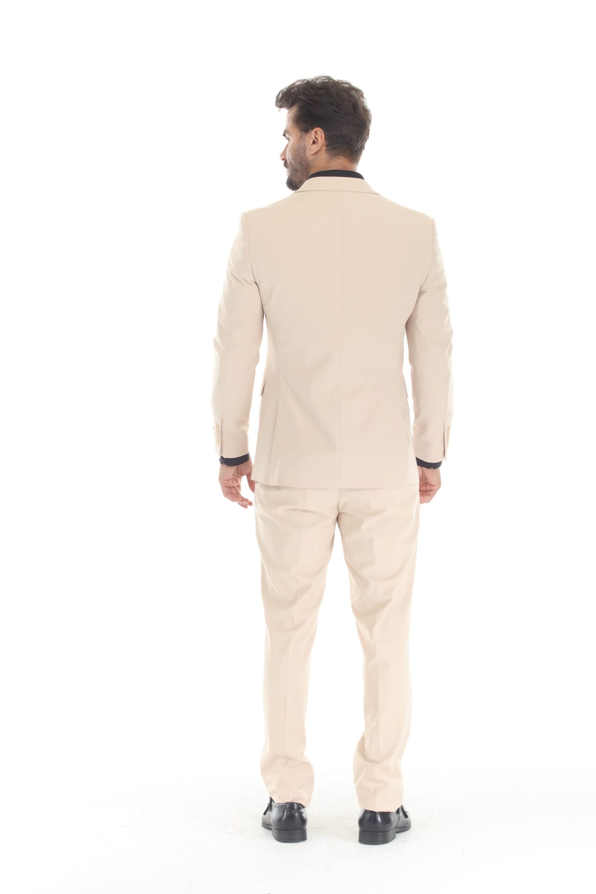 Tan Modern Fit 3-Piece Suit – Suituno, photo 2