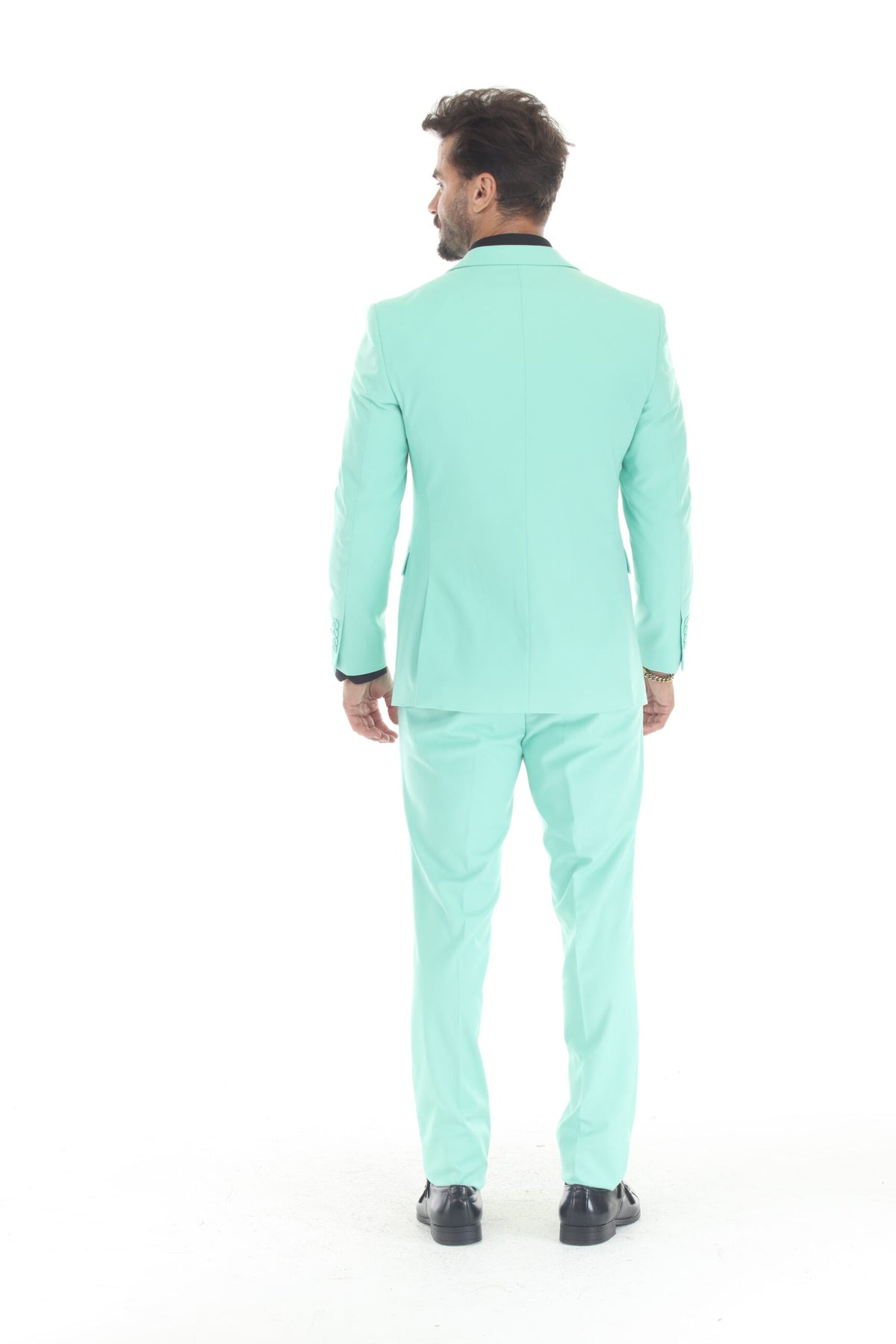 Mint Green Modern Fit 3-Piece Suit – Suituno, photo 2