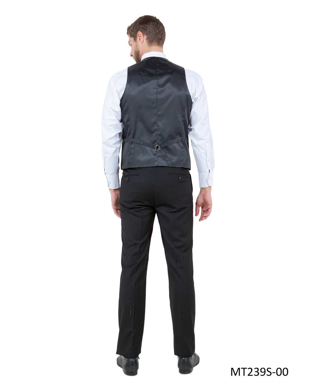 Black Slim Fit 3-Piece Tuxedo – Suituno, photo 3